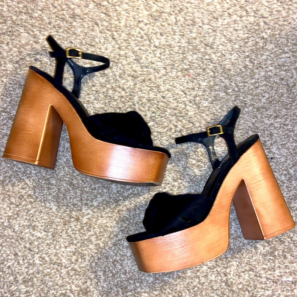 Gently Used Cool Planet by Steve Madden Knot Tie Heels